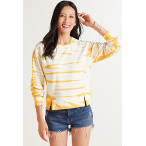 Evereve NWT Roan + Ryan Sydney Tie Dye Crewneck Pullover //  XS